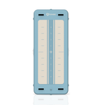 Aquaboard Lovee bleu vue produit avec surface EVA antidérapante et repères sportifs. ::visuel:bleuclair