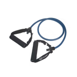 Élastique de musculation avec poignées pour exercices de renforcement.