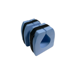 Paire d’haltères pour pieds aquafitness avec fixation stable